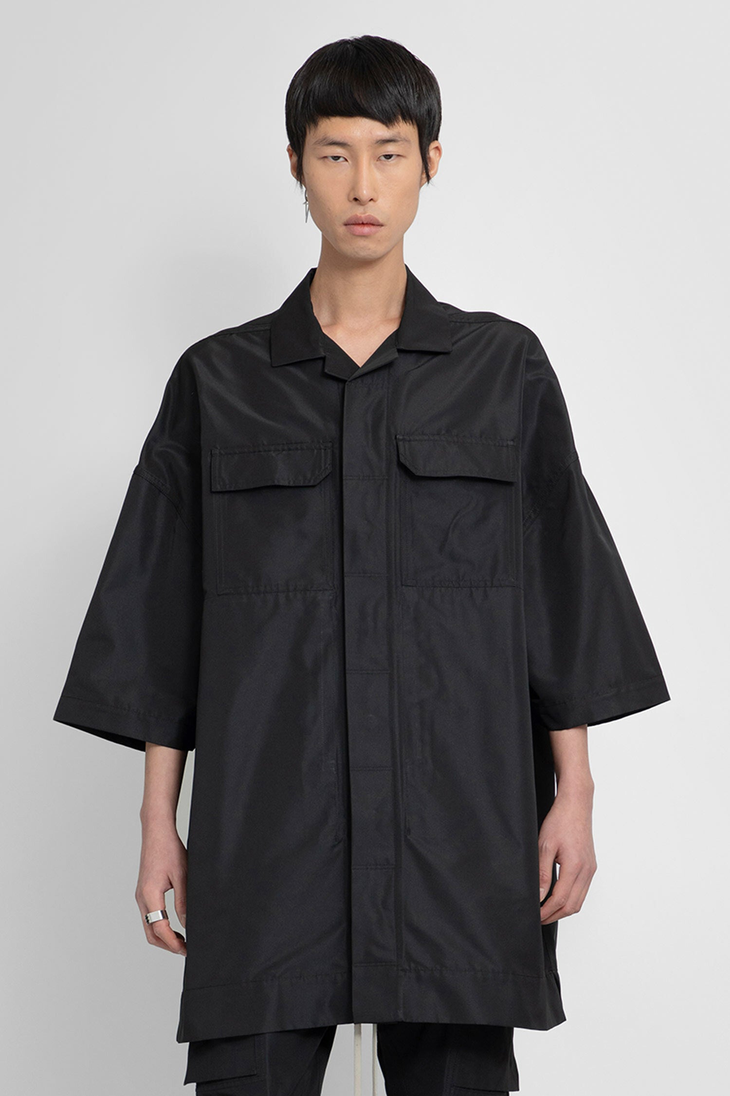 RICK OWENS MAN BLACK SHIRTS