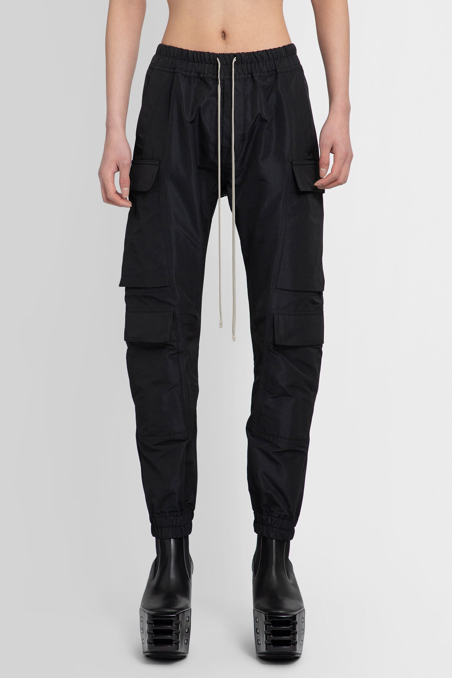 RICK OWENS MAN BLACK TROUSERS