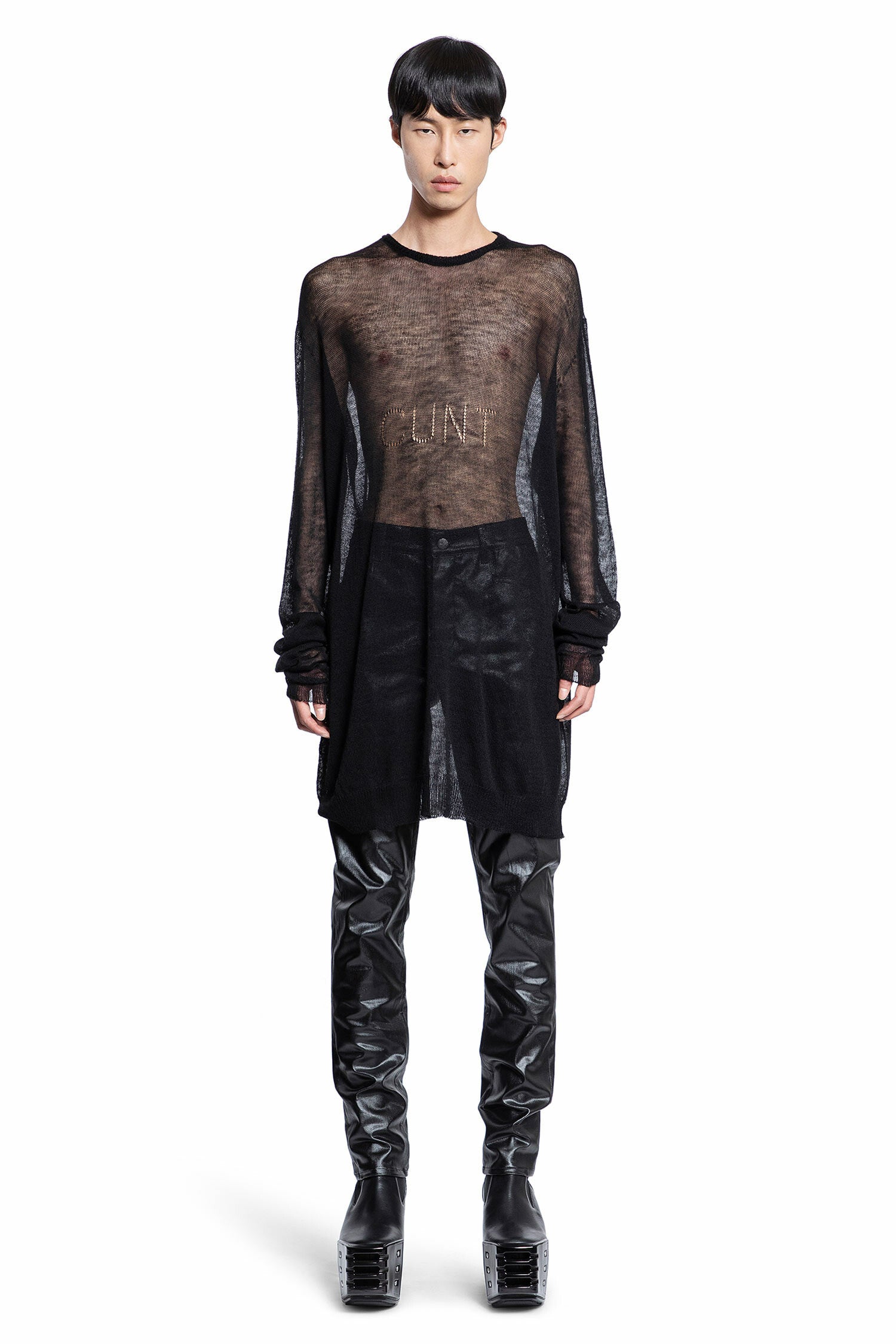 RICK OWENS MAN BLACK JEANS