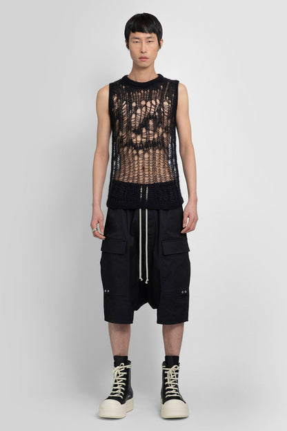 RICK OWENS MAN BLACK VESTS