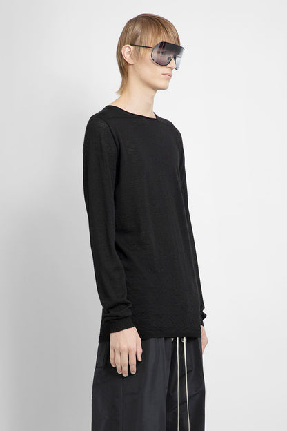 RICK OWENS MAN BLACK KNITWEAR