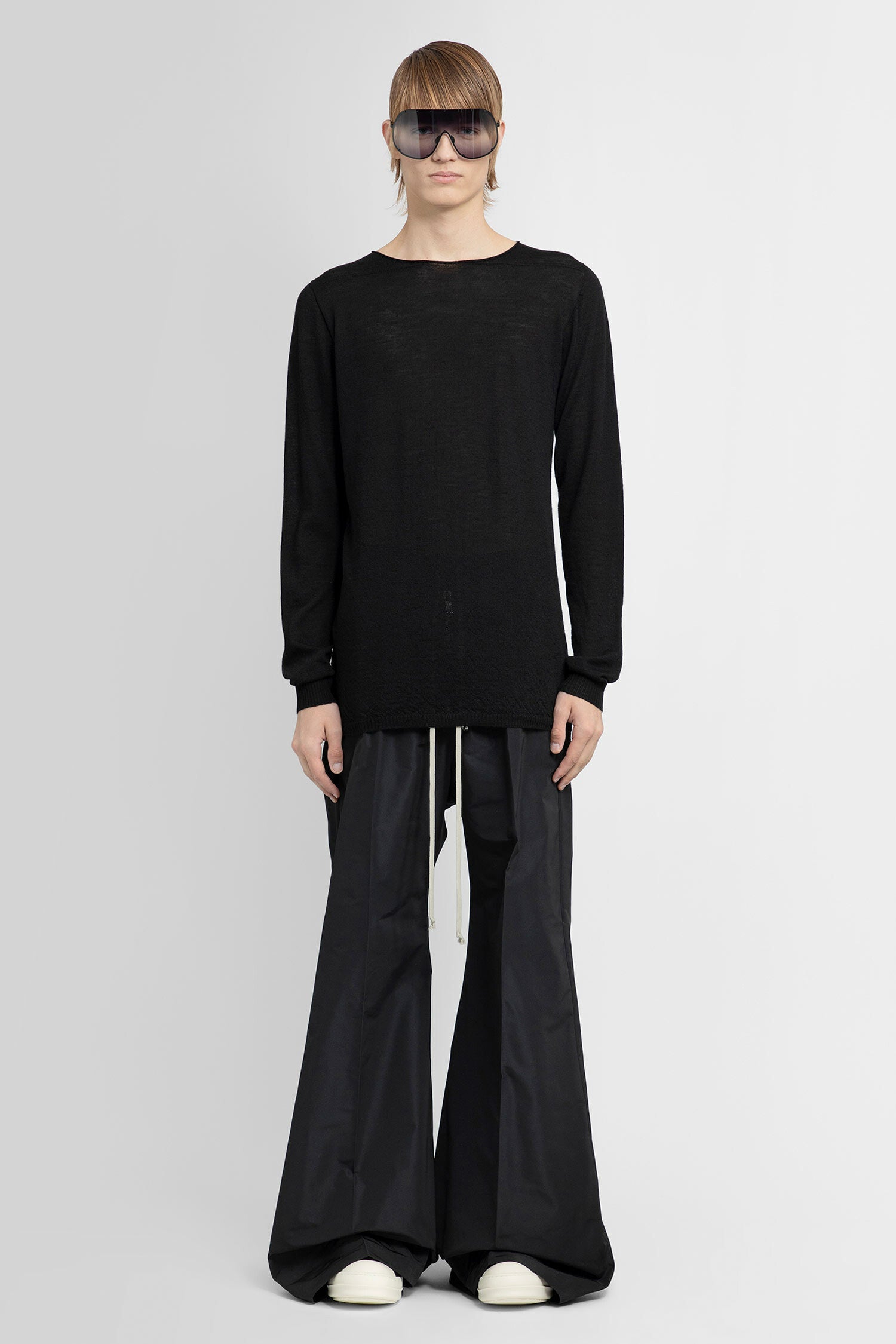 RICK OWENS MAN BLACK KNITWEAR