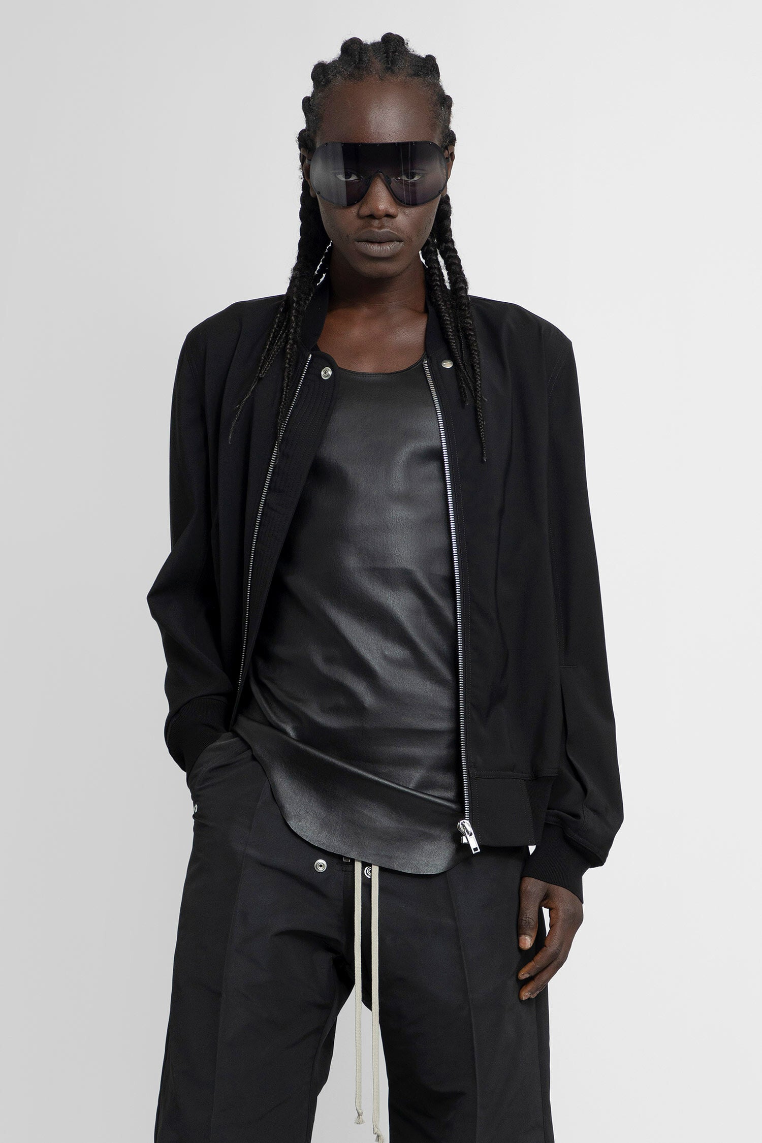 RICK OWENS MAN BLACK JACKETS