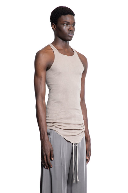 RICK OWENS MAN BEIGE T-SHIRTS & TANK TOPS