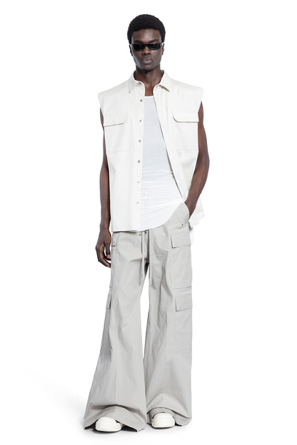 RICK OWENS MAN WHITE T-SHIRTS & TANK TOPS