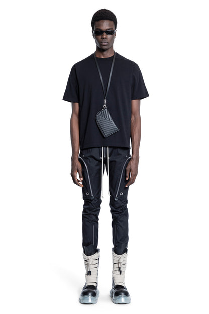 RICK OWENS MAN BLACK T-SHIRTS & TANK TOPS