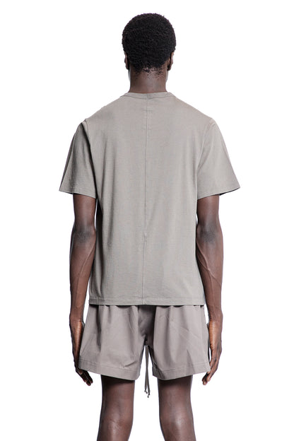 RICK OWENS MAN GREY T-SHIRTS & TANK TOPS