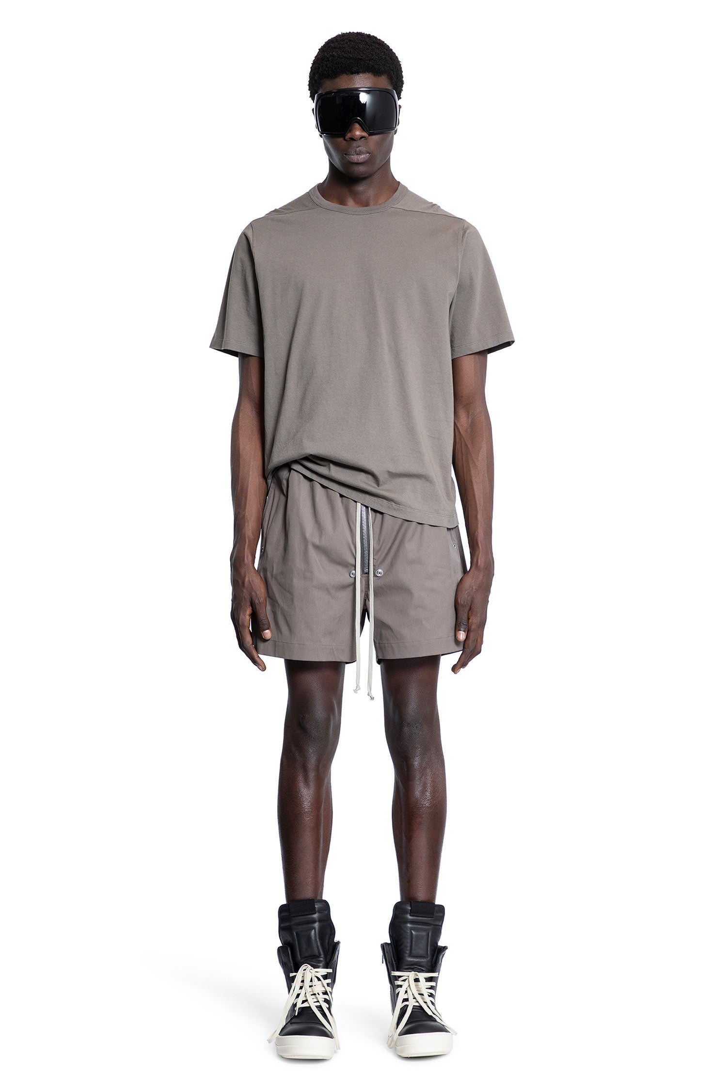 RICK OWENS MAN GREY T-SHIRTS & TANK TOPS - Antonioli.eu