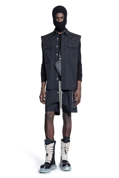 RICK OWENS MAN BLACK SHIRTS