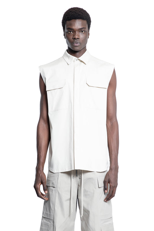 RICK OWENS MAN WHITE SHIRTS