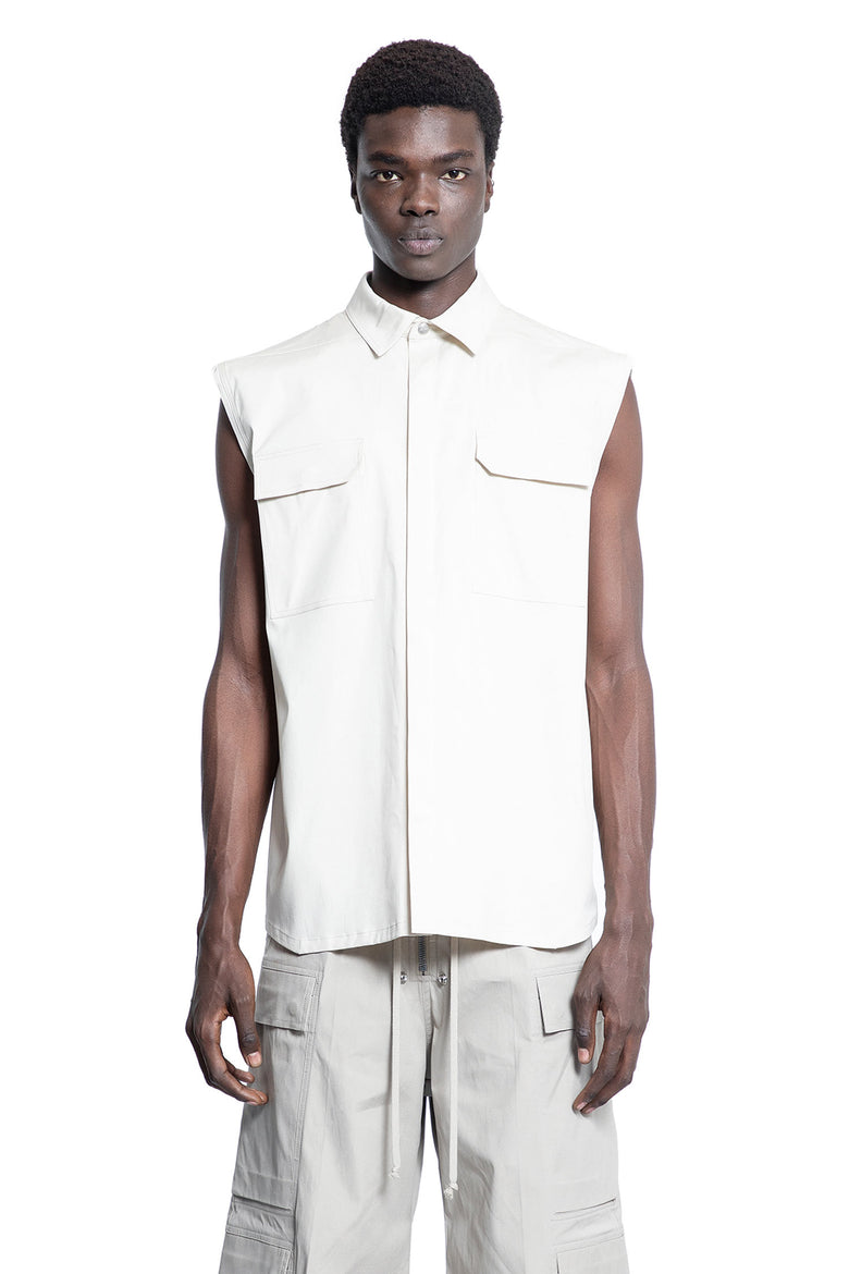 RICK OWENS MAN WHITE SHIRTS