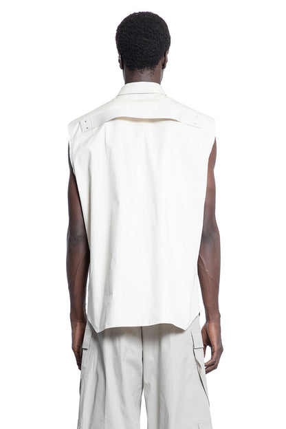 RICK OWENS MAN WHITE SHIRTS