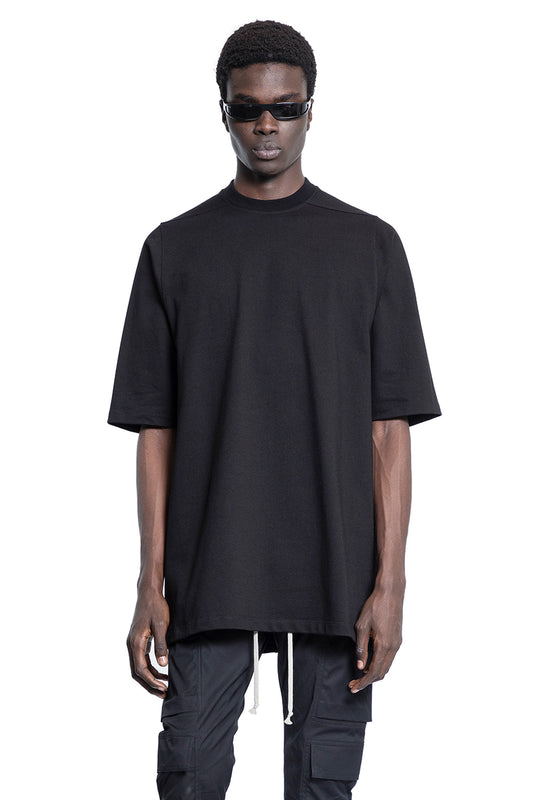 RICK OWENS MAN BLACK T-SHIRTS & TANK TOPS