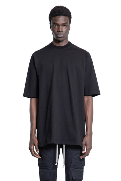 RICK OWENS MAN BLACK T-SHIRTS & TANK TOPS