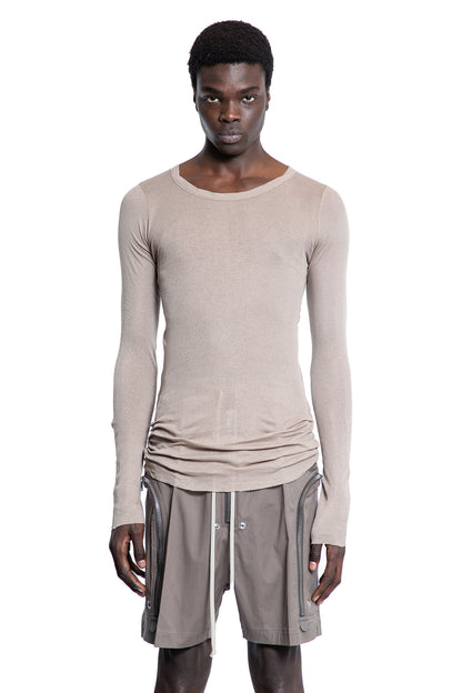 RICK OWENS MAN BEIGE T-SHIRTS & TANK TOPS