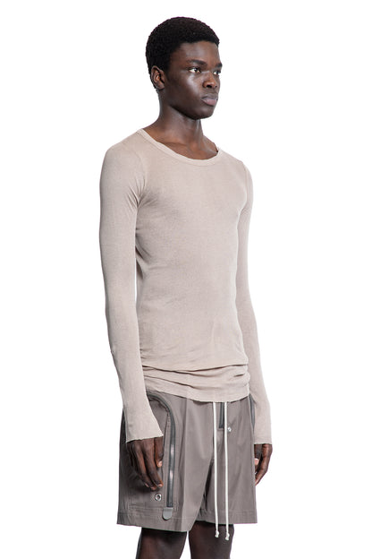 RICK OWENS MAN BEIGE T-SHIRTS & TANK TOPS