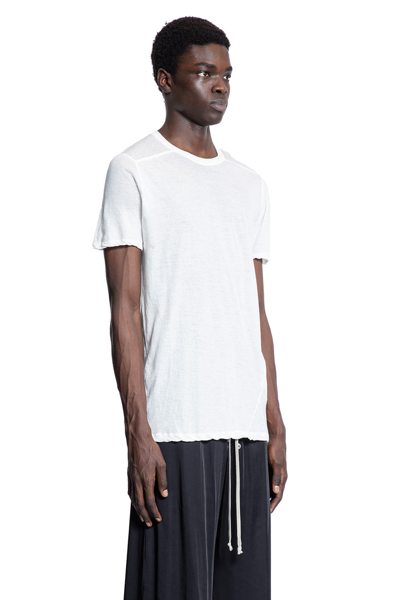 RICK OWENS MAN WHITE T-SHIRTS & TANK TOPS