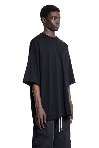 RICK OWENS MAN BLACK T-SHIRTS & TANK TOPS