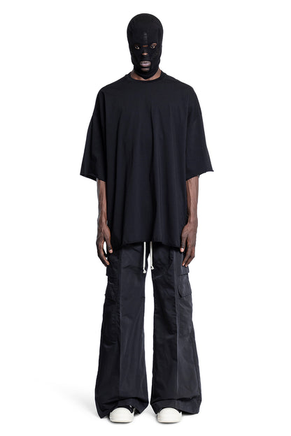 RICK OWENS MAN BLACK T-SHIRTS & TANK TOPS