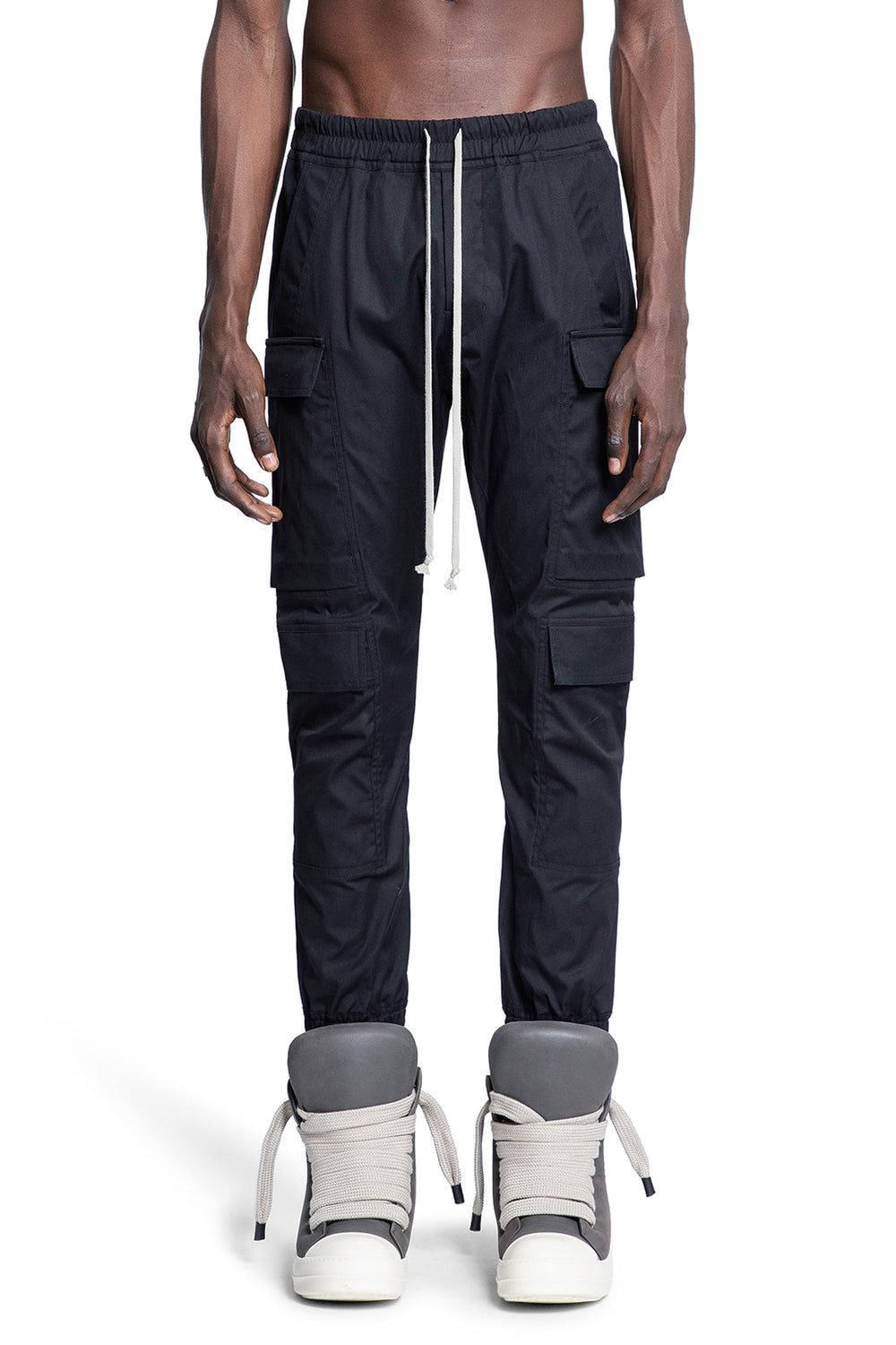 RICK OWENS MAN BLACK TROUSERS