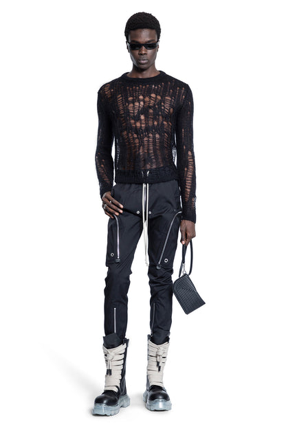 RICK OWENS MAN BLACK TROUSERS