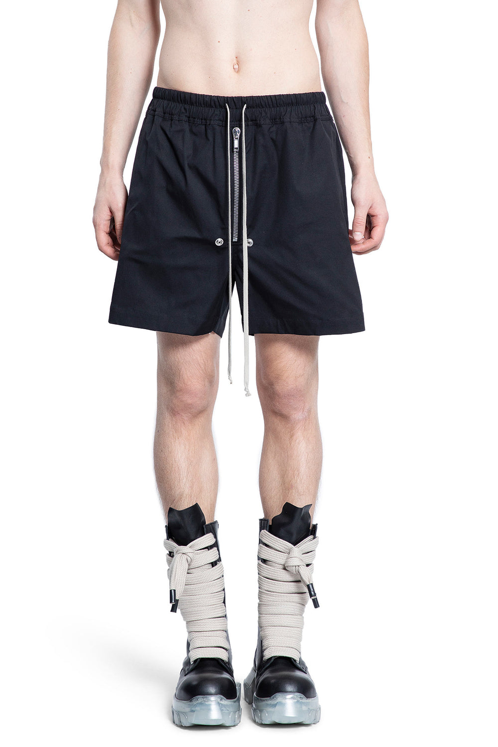 RICK OWENS MAN BLACK SHORTS