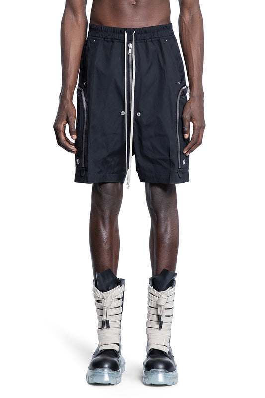 RICK OWENS MAN BLACK SHORTS & SKIRTS