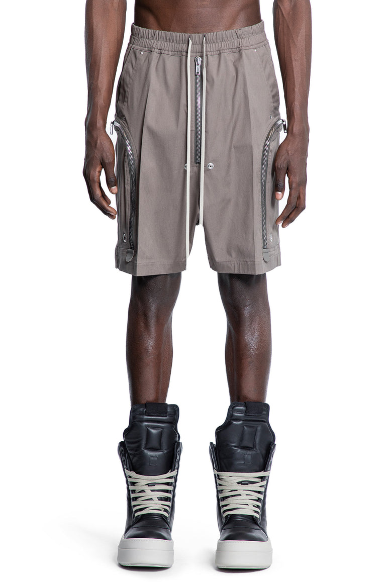 RICK OWENS MAN GREY SHORTS & SKIRTS