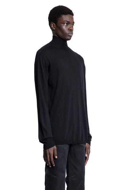 RICK OWENS MAN BLACK KNITWEAR