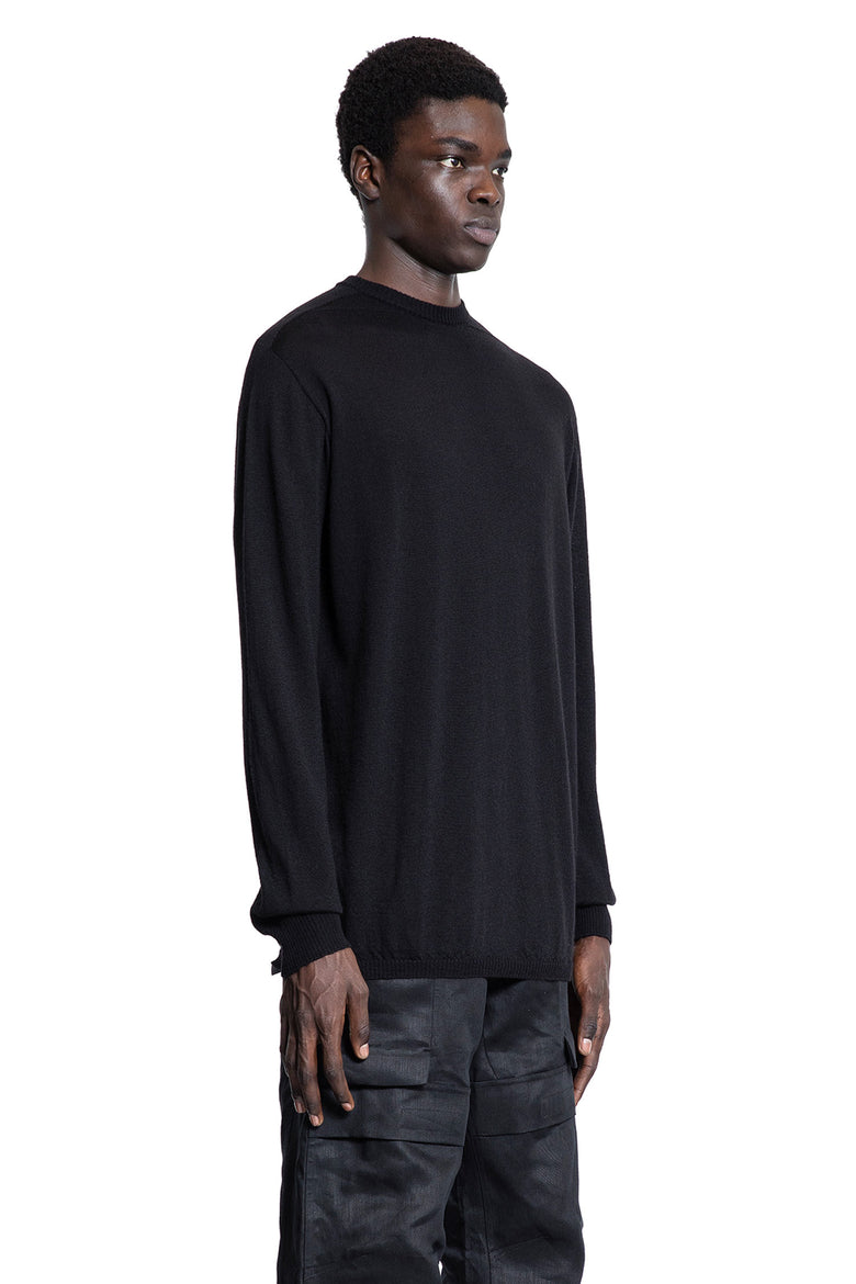 RICK OWENS MAN BLACK KNITWEAR