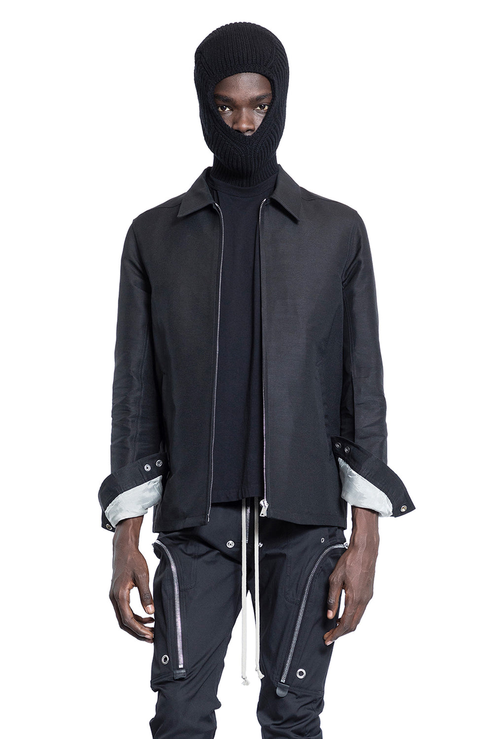 RICK OWENS MAN BLACK JACKETS