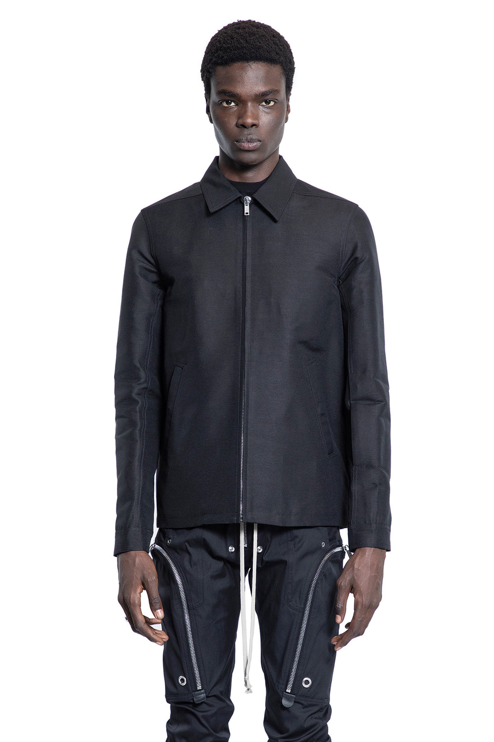 RICK OWENS MAN BLACK JACKETS