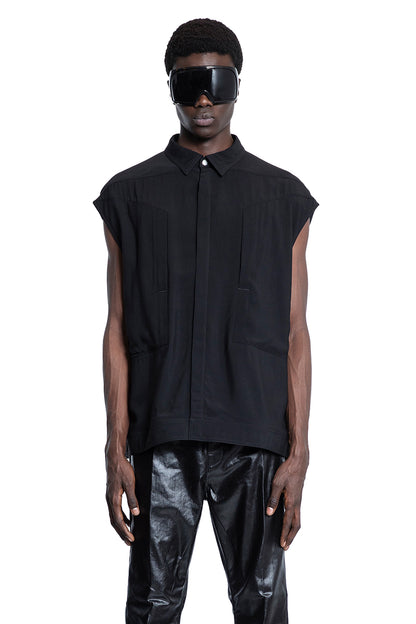 RICK OWENS MAN BLACK SHIRTS