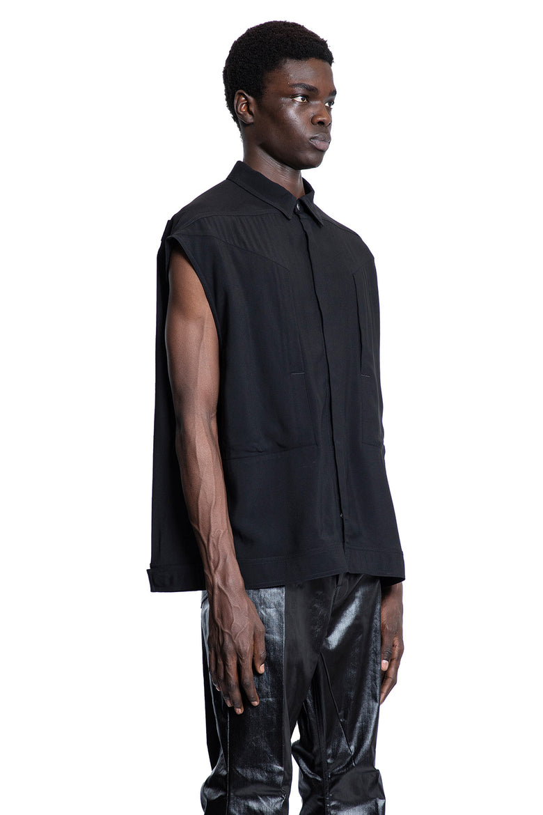 RICK OWENS MAN BLACK SHIRTS