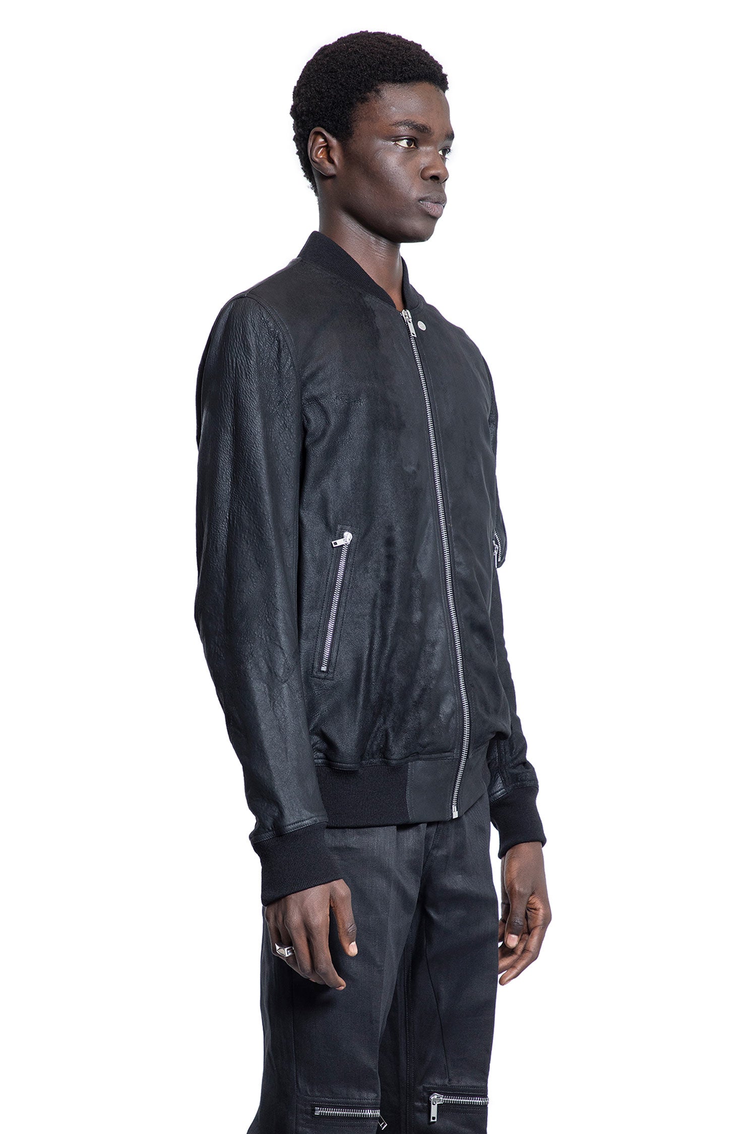 RICK OWENS MAN BLACK JACKETS