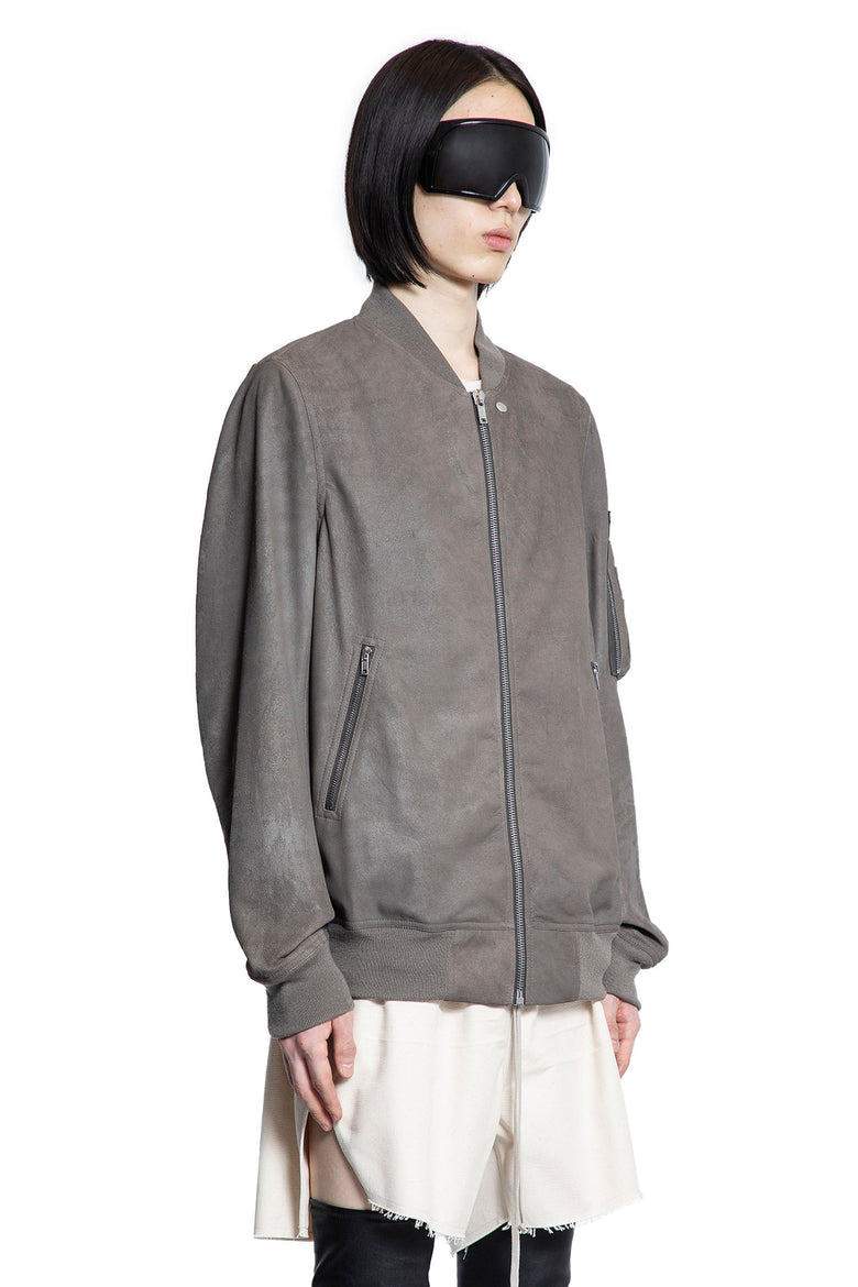 RICK OWENS MAN GREY JACKETS