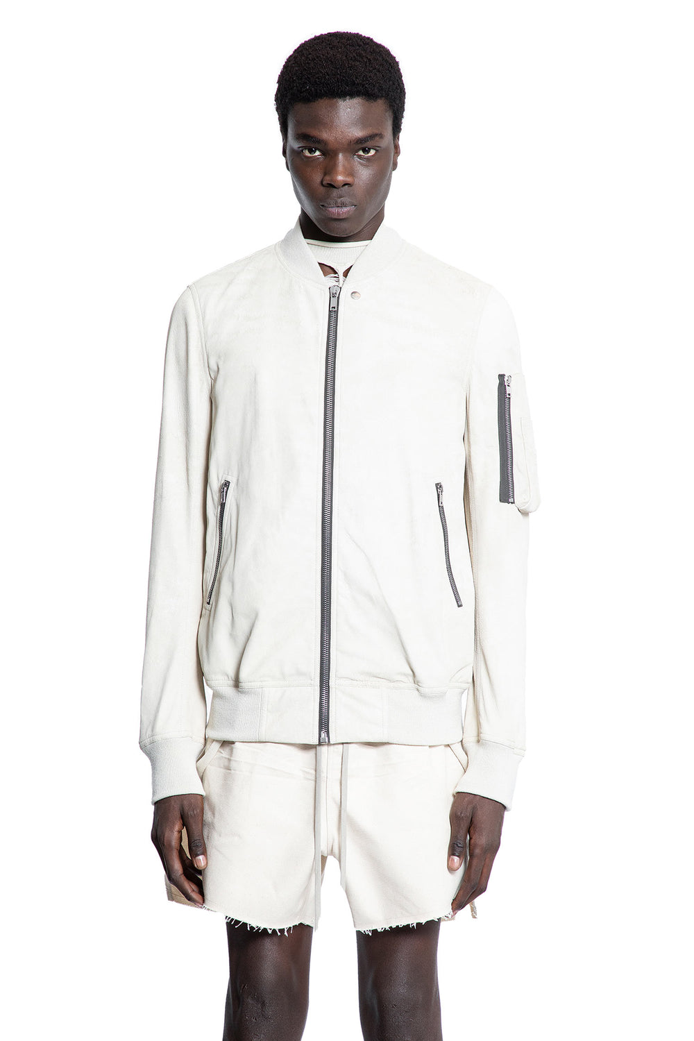 RICK OWENS MAN WHITE JACKETS