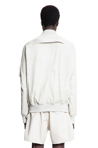 RICK OWENS MAN WHITE JACKETS