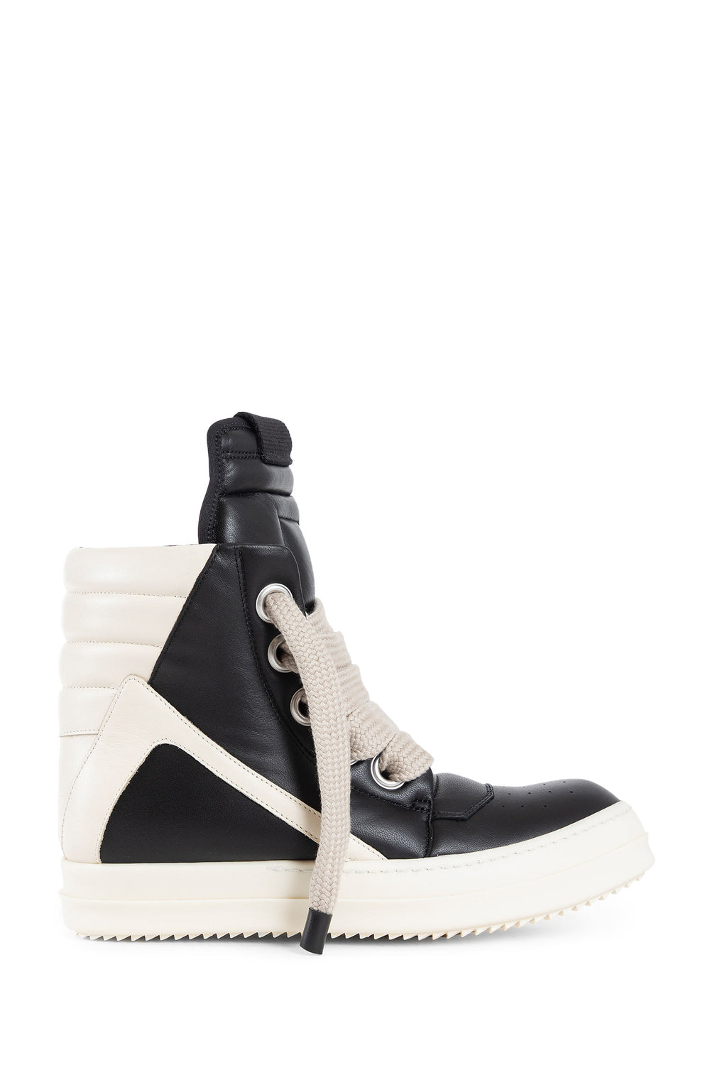 RICK OWENS MAN BLACK&WHITE SNEAKERS