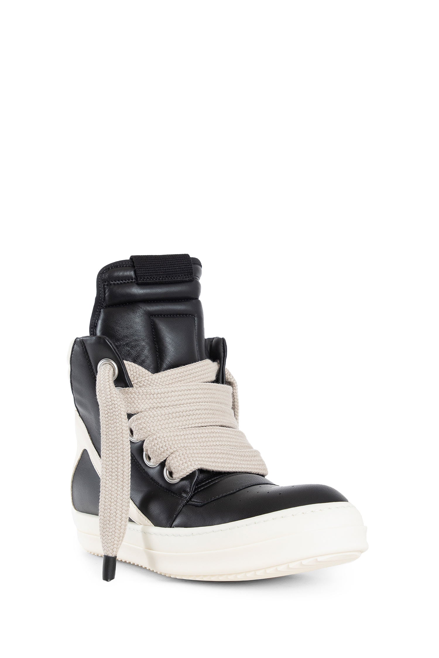 RICK OWENS MAN BLACK&WHITE SNEAKERS