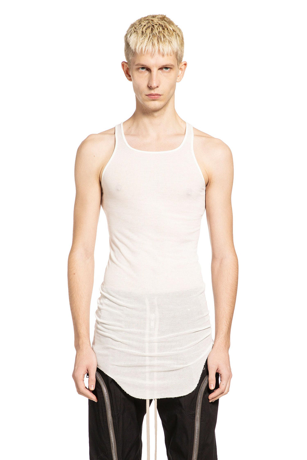 RICK OWENS Forever Basic Rib Tank man
