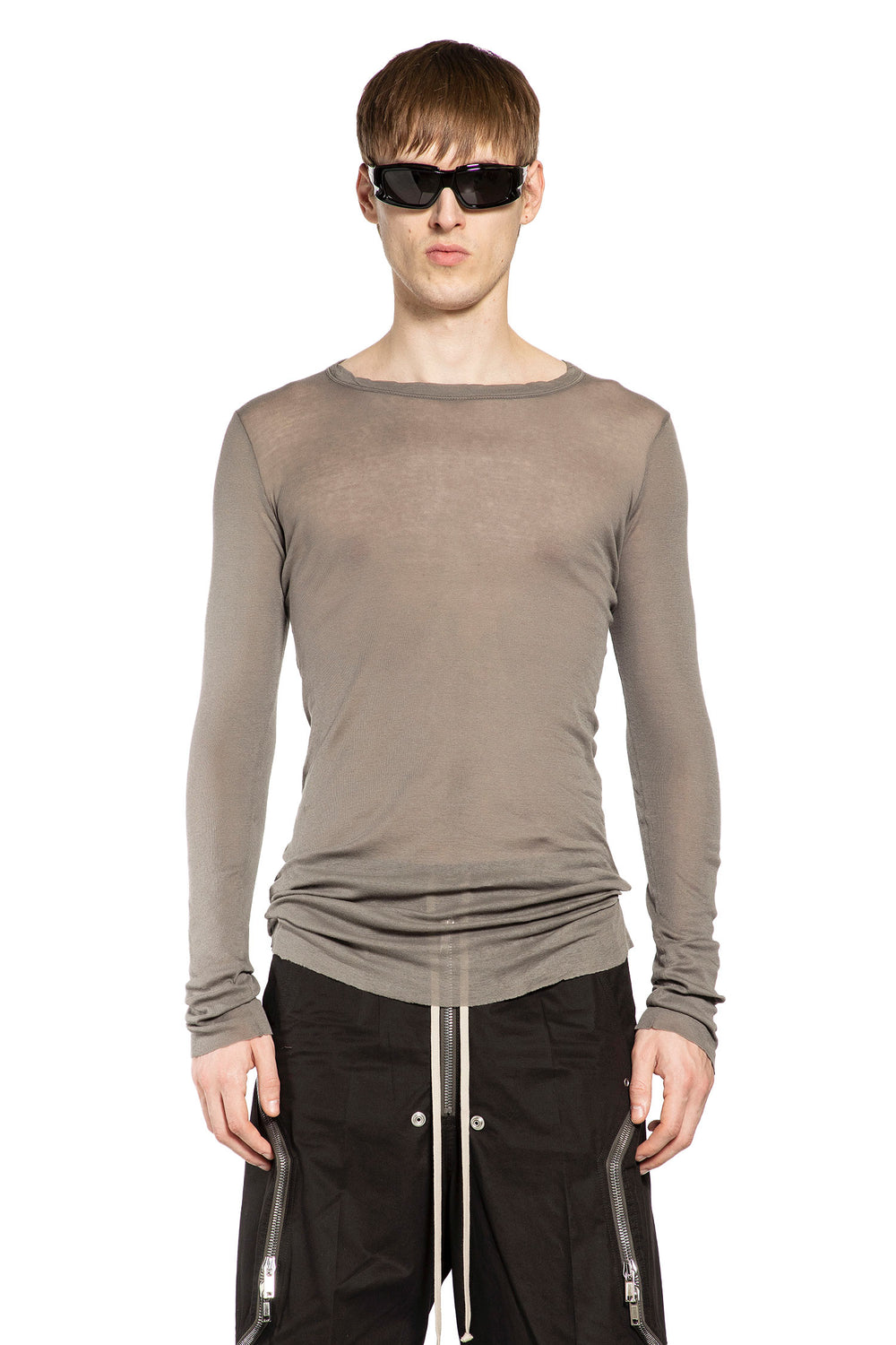 RICK OWENS Mini Rib Jersey man