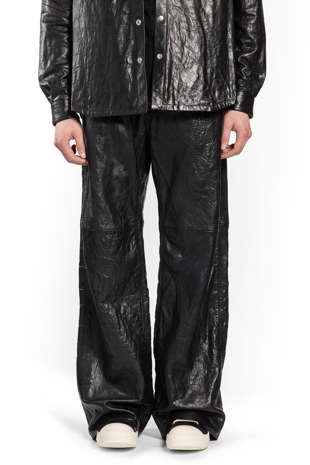 RICK OWENS Temple Geth Jeans in Tumbled Lamb man