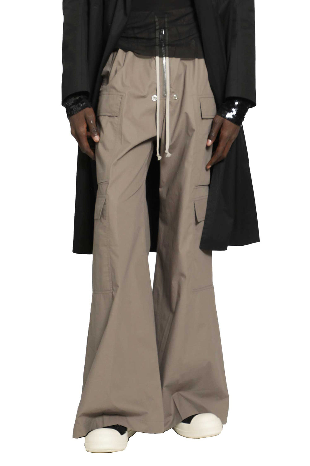 RICK OWENS Temple Cargobelas in Cotton Poplin man