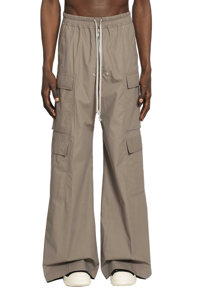 RICK OWENS Temple Cargobelas in Cotton Poplin man