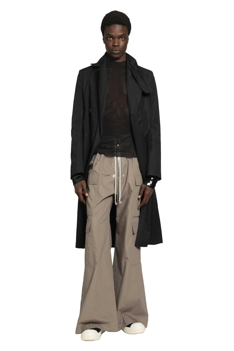 RICK OWENS Temple Cargobelas in Cotton Poplin man