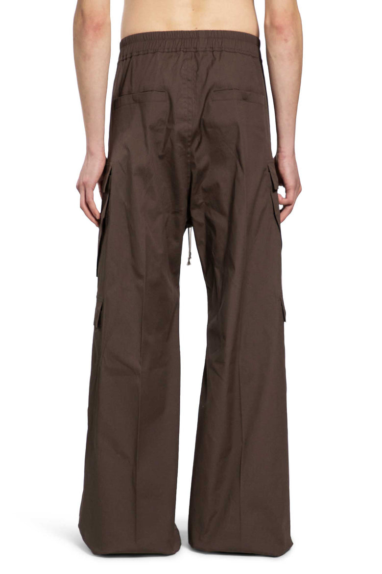 RICK OWENS Temple Cargobelas in Heavy Cotton Poplin man