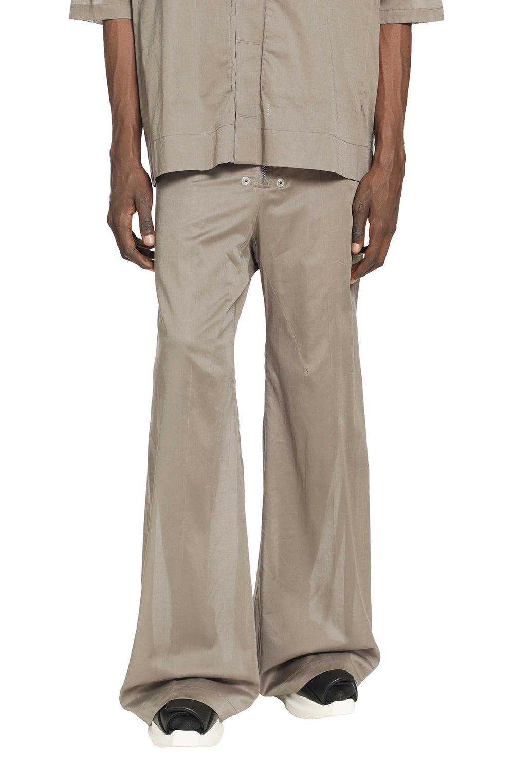 RICK OWENS Belas Wide Leg Trousers man
