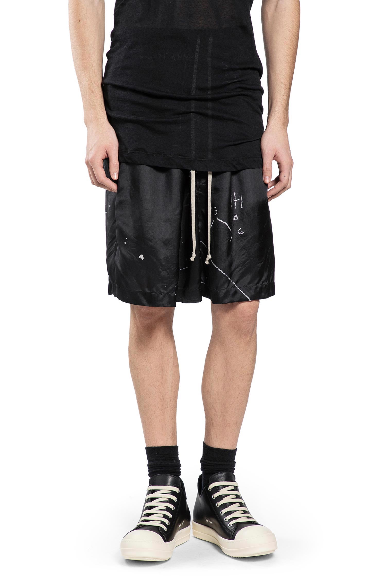 Temple Boxers in Printed Cupro Twill