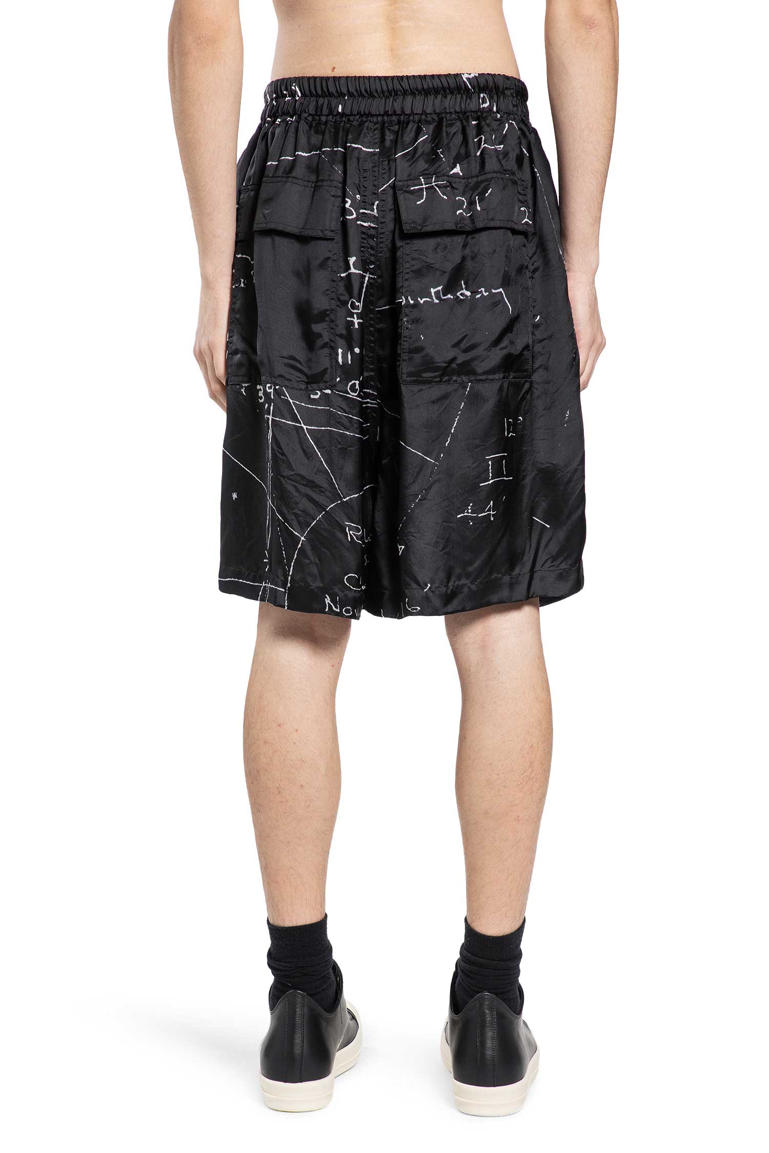 Temple Boxers in Printed Cupro Twill